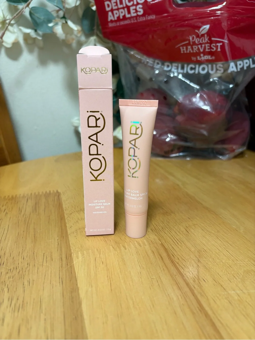 KOPARI Lip Love Moisture Balm SPF 30 WATERMELON, Full Sz 0.52oz, BNIB,Exp:8/2027